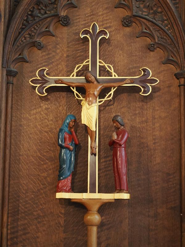 Cambridge, England: Great St Mary's: Crucifixion