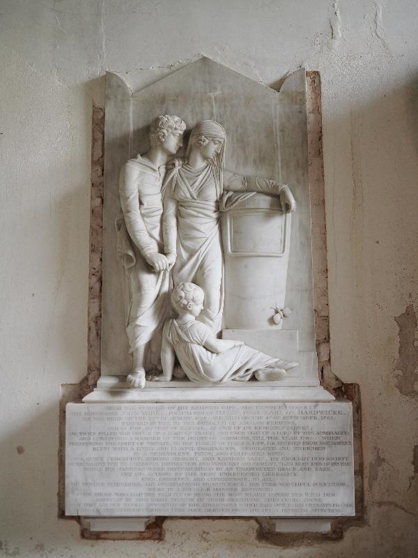 Wimpole, England: Church of St Andrew Wimpole: John Yorke memorial