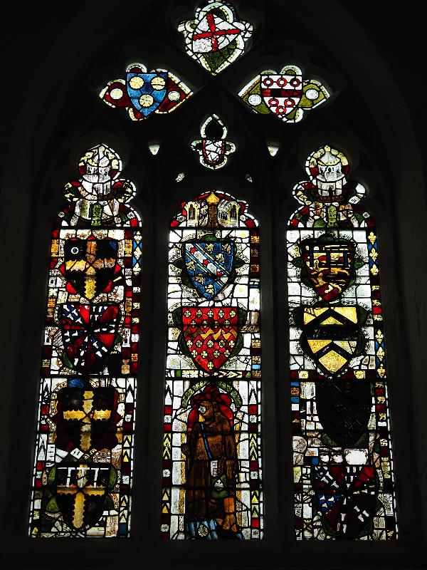 Wimpole, England: Church of St Andrew Wimpole: ca. 1400 window