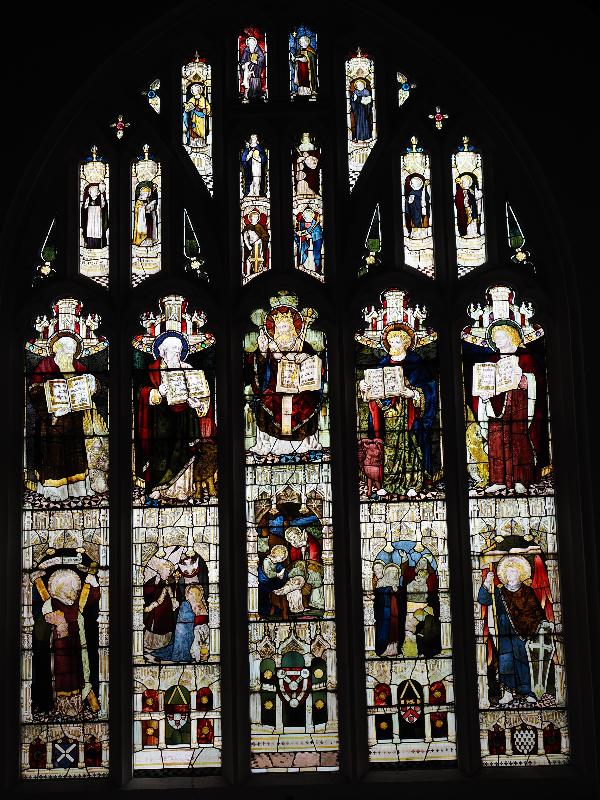Cambridge, England: St Andrew's Church, Chesterton: chancel window (1897)