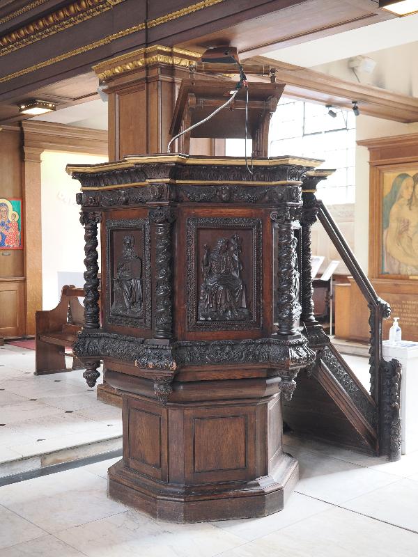London, England: St James's Church, Piccadilly: pulpit