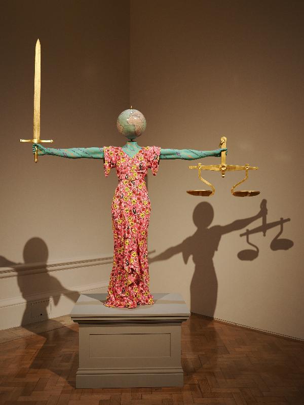 London, England: Royal Academy: Justice for All (2019, Yinka Shonibare)