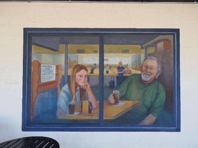 Boulder City, Nevada (NV): California Avenue: mural (Connie Burnett Ferraro)