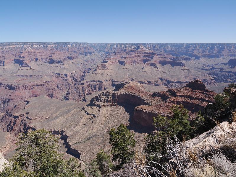 Grand Canyon Village, Arizona (AZ): Rim Trail: view north