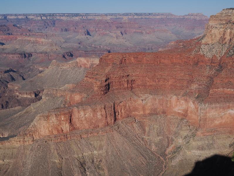 Grand Canyon Village, Arizona (AZ): Pima Point: view northeast