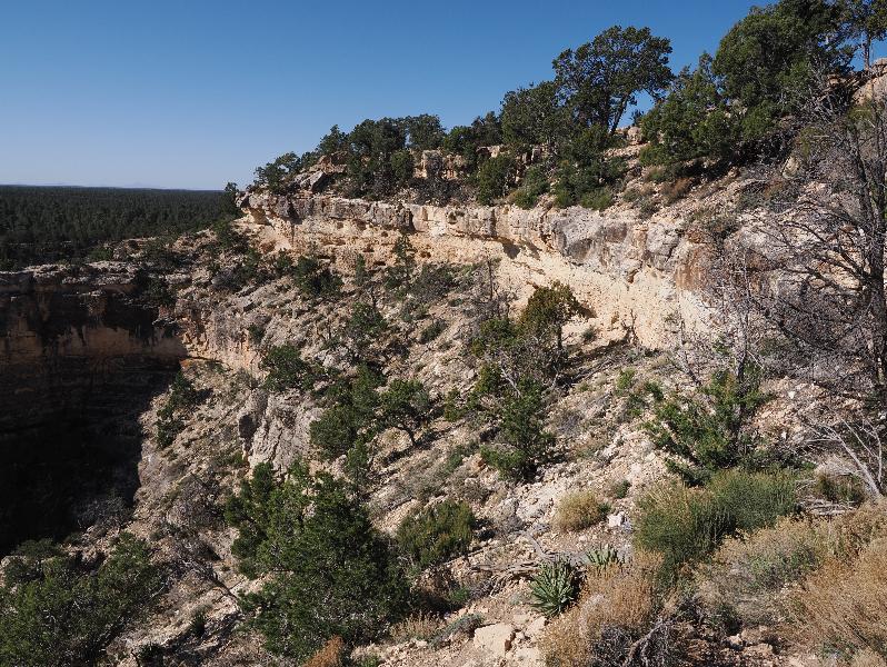Grand Canyon Village, Arizona (AZ): Trailview Overlook: view south