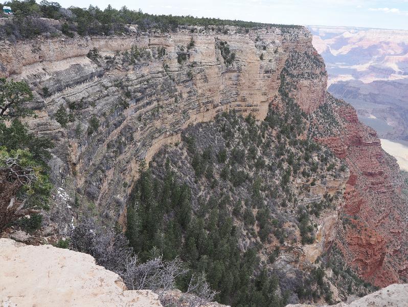 Grand Canyon, Arizona (AZ): Pipe Creek Vista: view west
