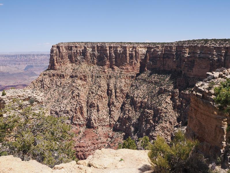 Grand Canyon, Arizona (AZ): Moran Point: view east
