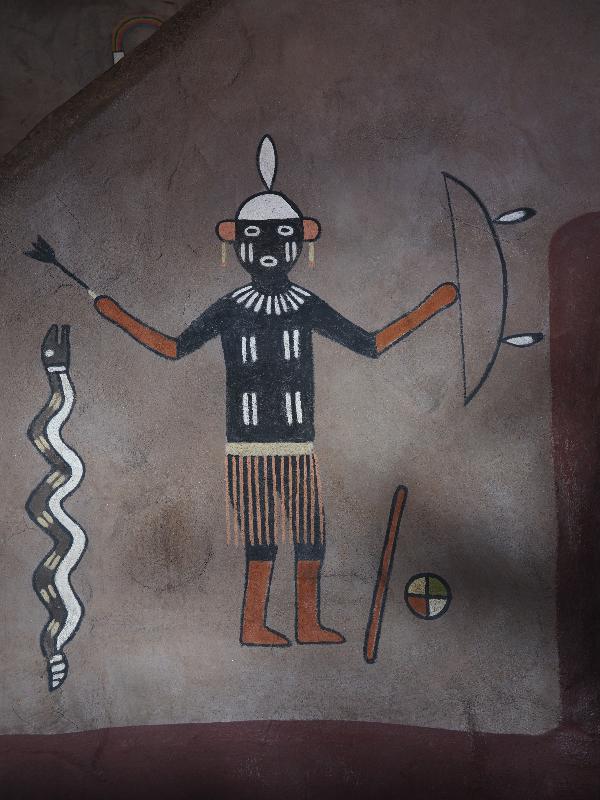 Grand Canyon, Arizona (AZ): Desert View Watchtower: Pookongahoya (little war god)
