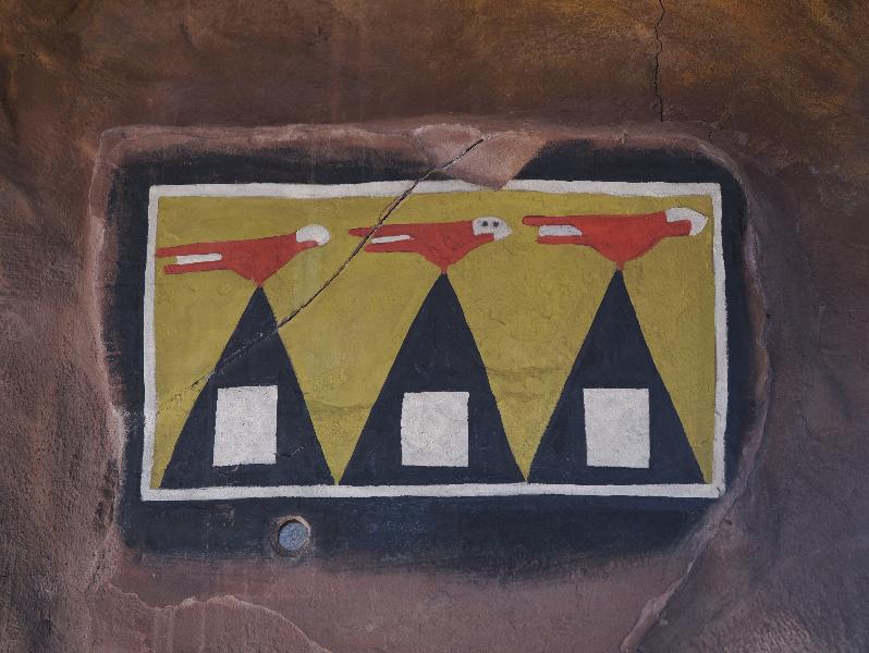 Grand Canyon, Arizona (AZ): Desert View Watchtower: wall decoration