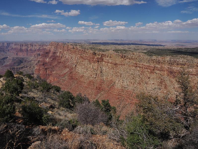 Grand Canyon, Arizona (AZ): Desert View Watchtower: view north