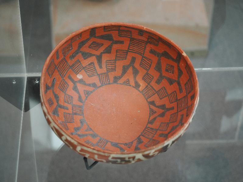 Flagstaff, Arizona (AZ): Museum of Northern Arizona: St Johns polychrome bowl