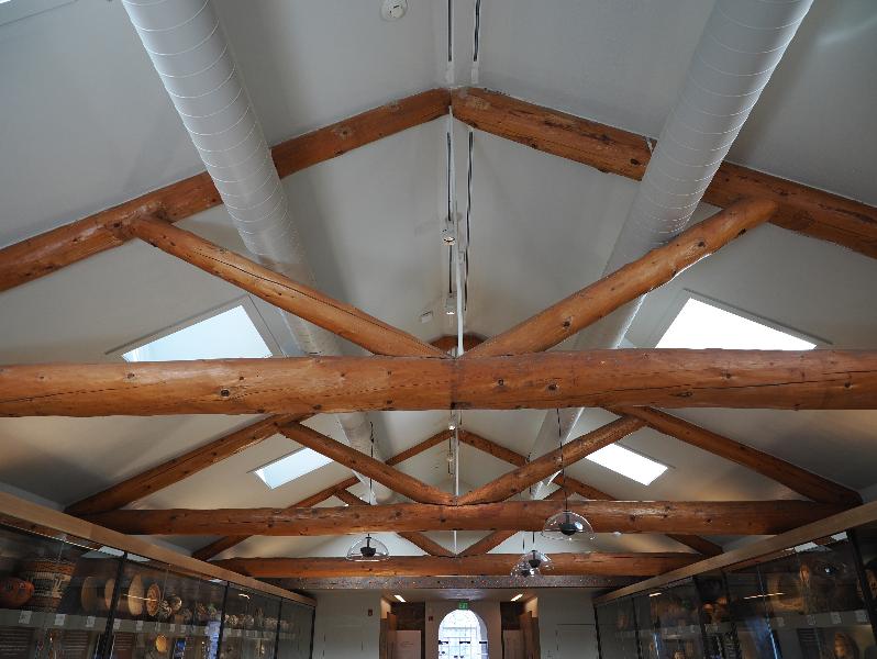 Flagstaff, Arizona (AZ): Museum of Northern Arizona: ceiling beams