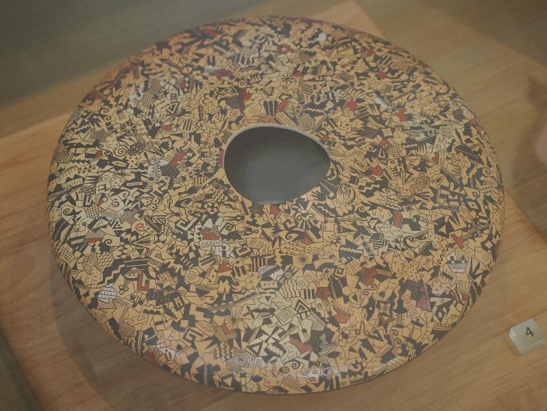 Flagstaff, Arizona (AZ): Museum of Northern Arizona: Siivu (pottery seed jar) (Jake Koopee, Hopi, First Mesa)