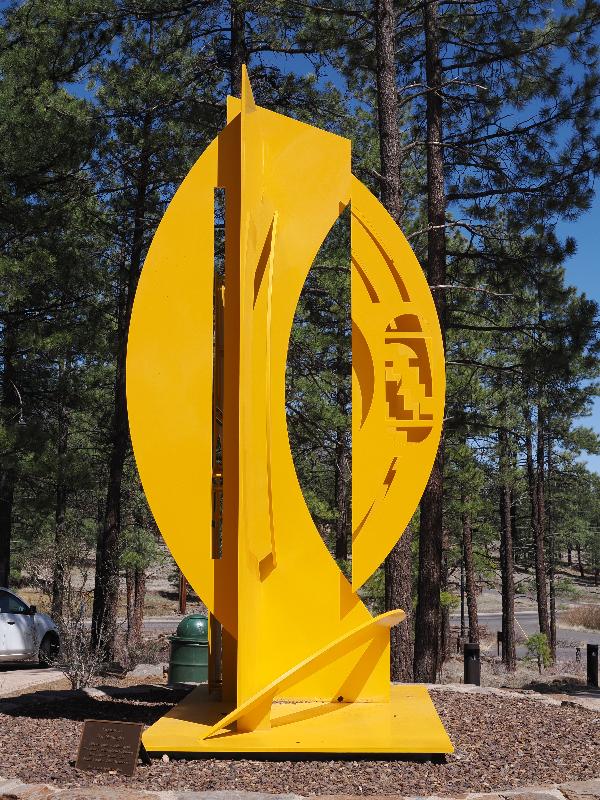 Flagstaff, Arizona (AZ): Museum of Northern Arizona: Progression (dedicated 2016, Dan Namingha)