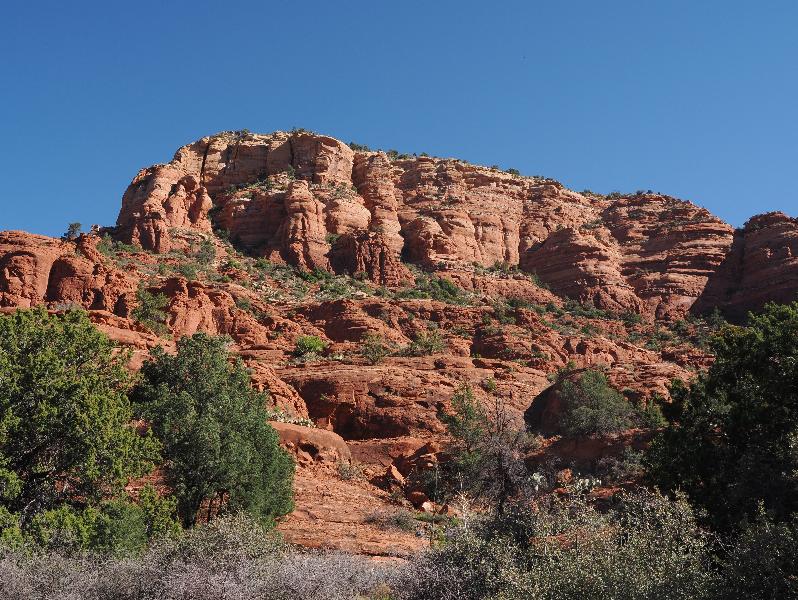 Sedona, Arizona (AZ): Chapel of the Holy Cross: rocks on the way up to the chapel