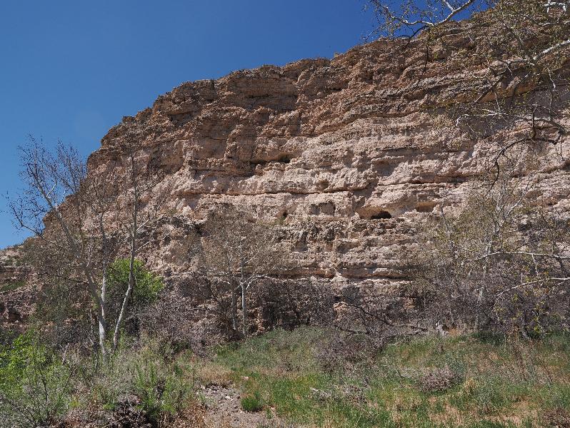 Camp Verde, Arizona (AZ): Montezuma Castle National Monument: rock face