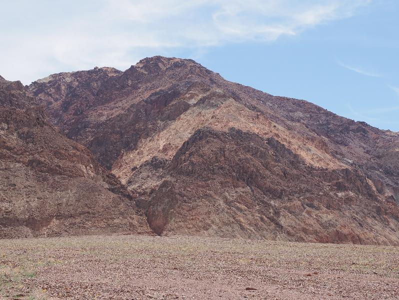 Death Valley National Park, California (CA): Badwater Road: view east (towards Coffin Canyon)
