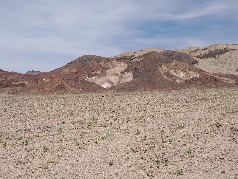 Death Valley National Park, California (CA): Artists Drive: view north