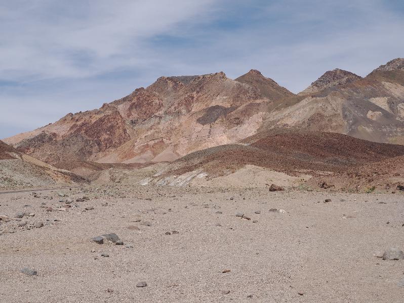 Death Valley National Park, California (CA): Artists Drive: view northeast