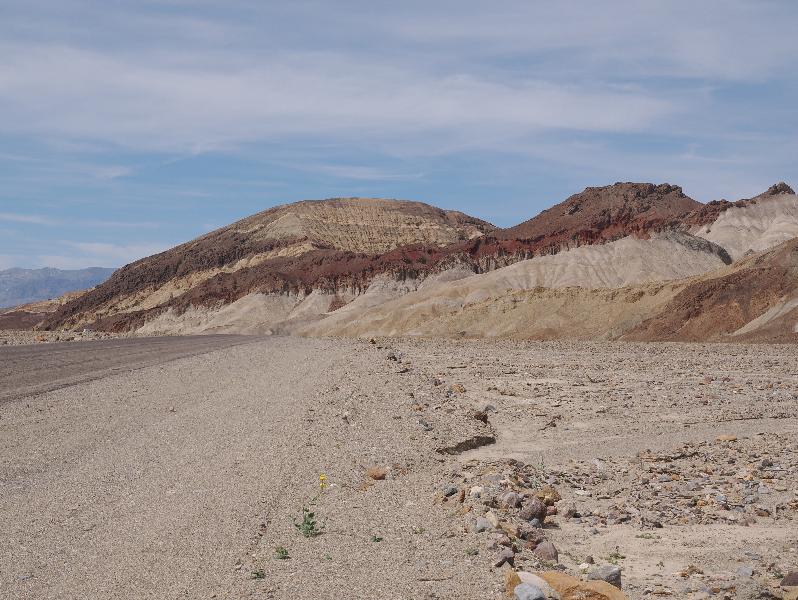 Death Valley National Park, California (CA): Badwater Road: view north