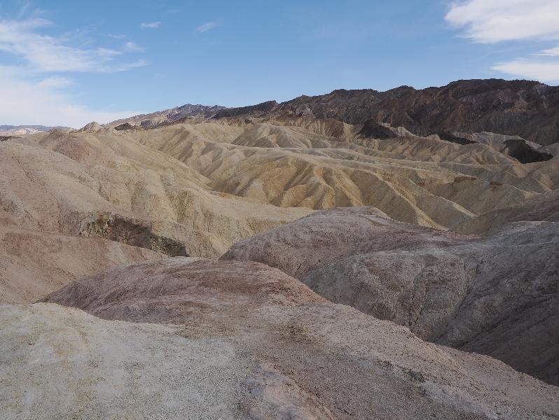 Death Valley National Park, California (CA): Zabriskie Point: view