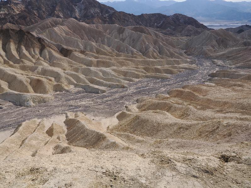 Death Valley National Park, California (CA): Zabriskie Point: view