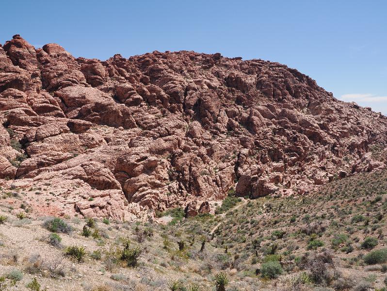 Red Rock Canyon National Conservation Area, Nevada, NV: Calico Hills I: view east