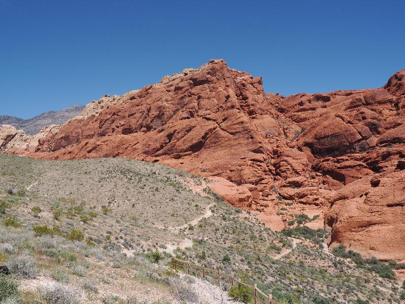 Red Rock Canyon National Conservation Area, Nevada, NV: Calico Hills II: view north