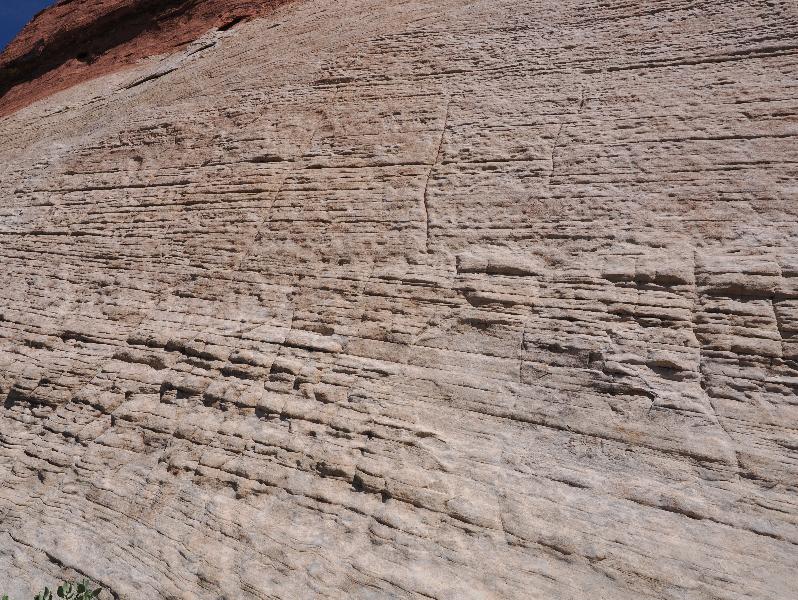 Red Rock Canyon National Conservation Area, Nevada, NV: Sandstone Quarry / Calico Tanks: rock layers