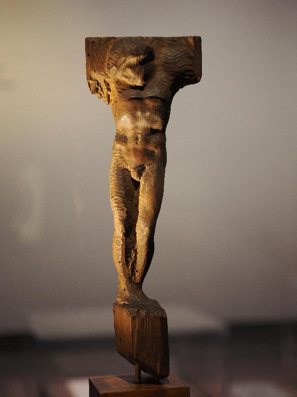 London, England: British Museum: Christ on the Cross (about 1562-1563, attributed to Michelangelo)