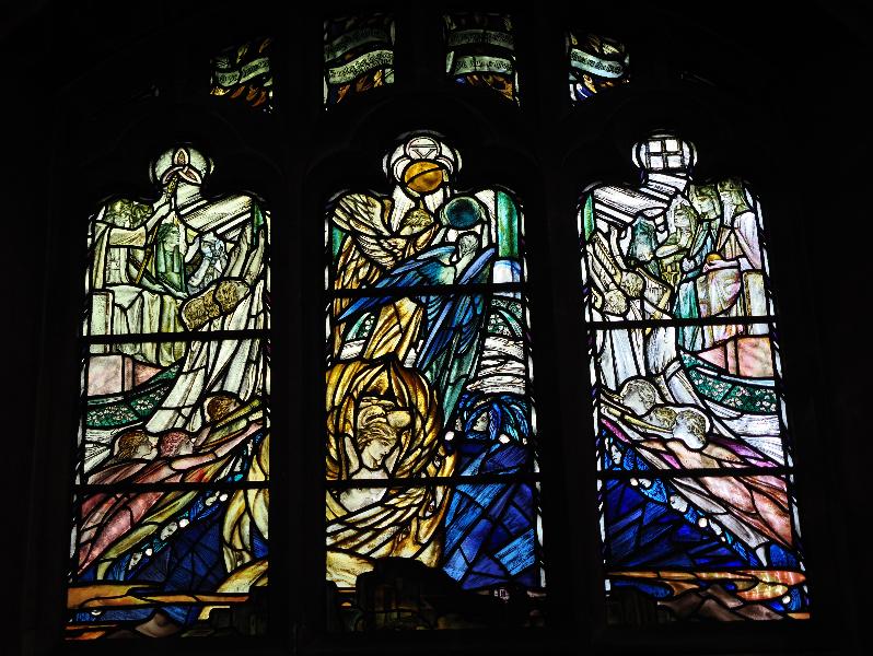 Cambridge, England: Westminster College: Ezekiel's Vision of God (1921, Douglas Strachan)