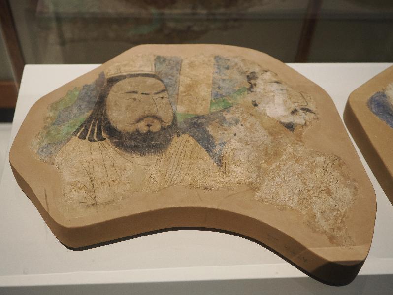 London, England: British Museum: two Manichaean electi (AD 800s-900s, Ruin Alpha, Kocho / Gaochang, near Turpan, China)