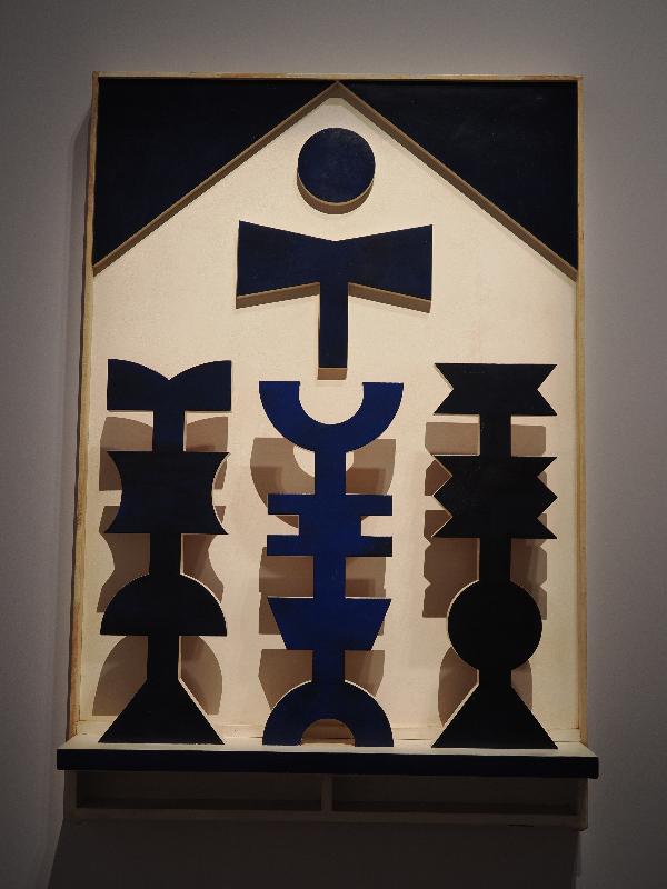 London, England: Royal Academy: Emblematic Object 1 (Rubem Valentim)