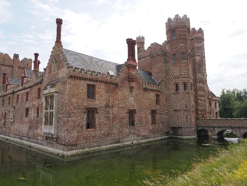 Oxburgh Estate, England: Oxburgh Hall: view from north