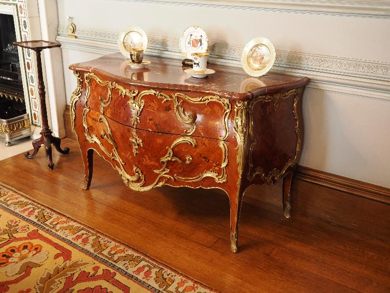 Ickworth, England: Ickworth House, Drawing Room: chest of drawers