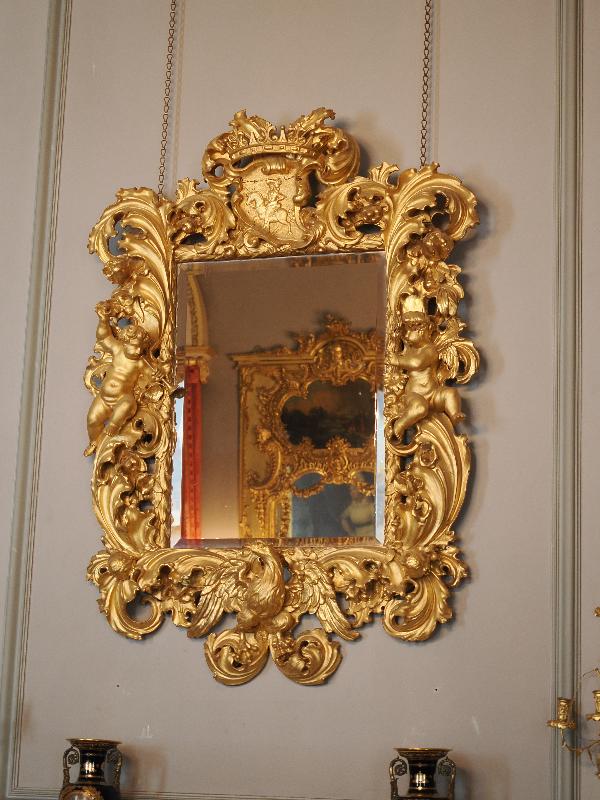 Ickworth, England: Ickworth House, Drawing Room: mirror