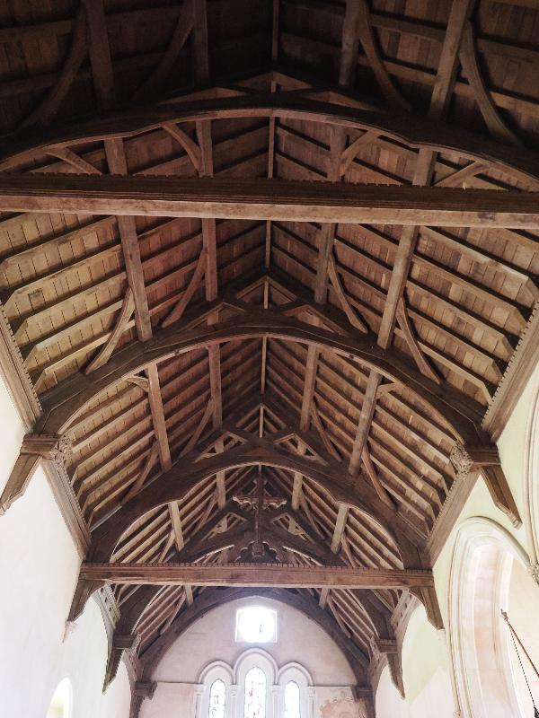 Ickworth, England: St Mary's Church: roof