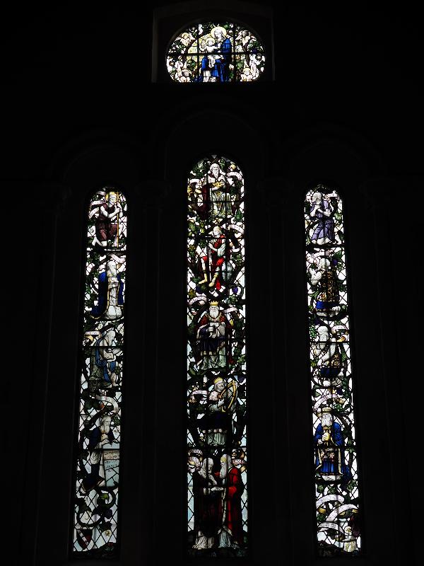 Ickworth, England: St Mary's Church: chancel window  (14th-15th century)