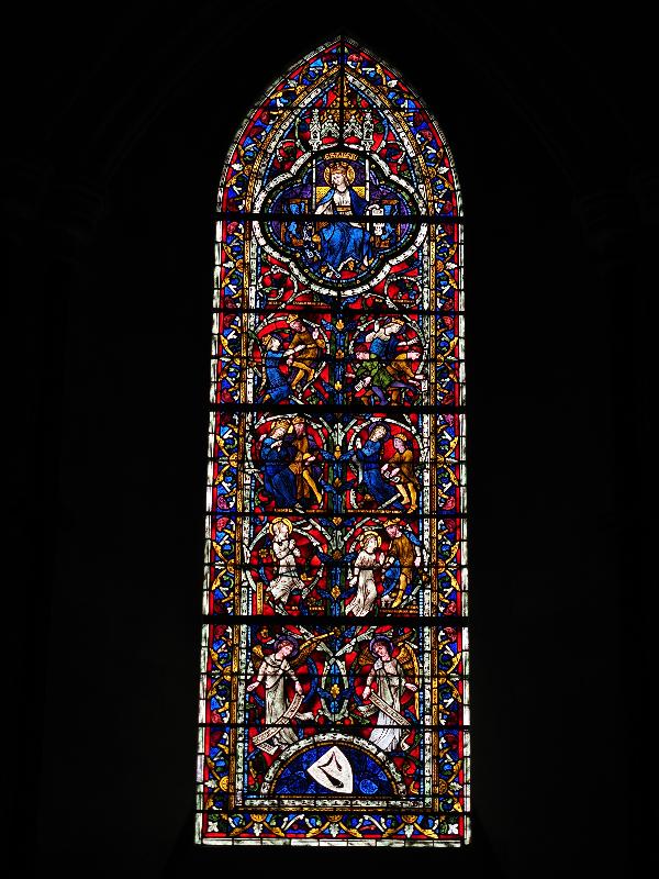 Norwich, England: Cathedral of St John the Baptist: Esther window