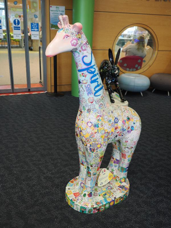 Norwich, England: The Forum, Millenium Library: Spirit (St William's Primary School)