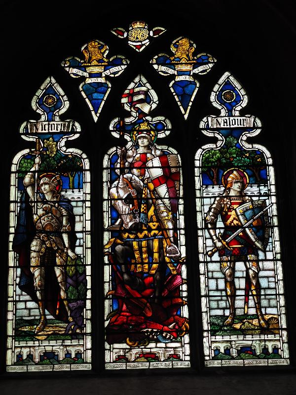 Norwich, England: Norwich Cathedral: War Memorial Window