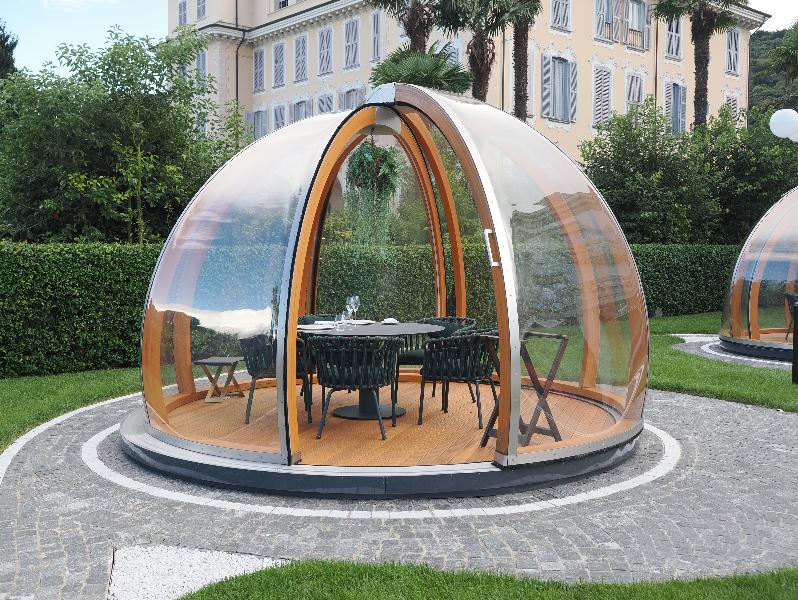 Stresa, Italy: Boutique Hotel Stresa: outside dining dome