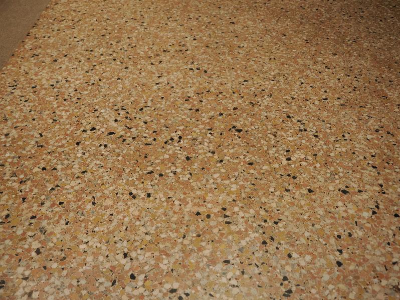 Isola Bella, Italy: Palazzo Borromeo, Staircase: terrazzo floor