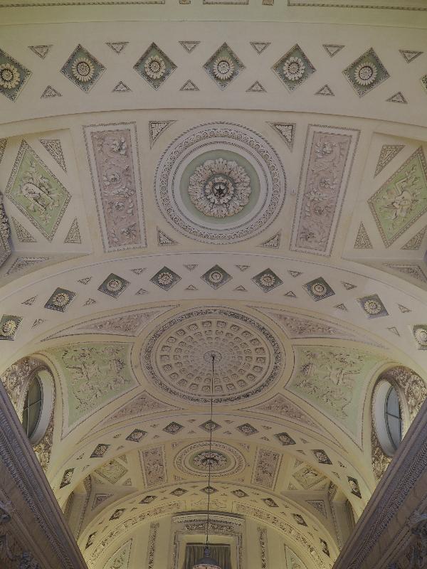 Isola Bella, Italy: Palazzo Borromeo, La Sala da Ballo (Ballroom): ceiling
