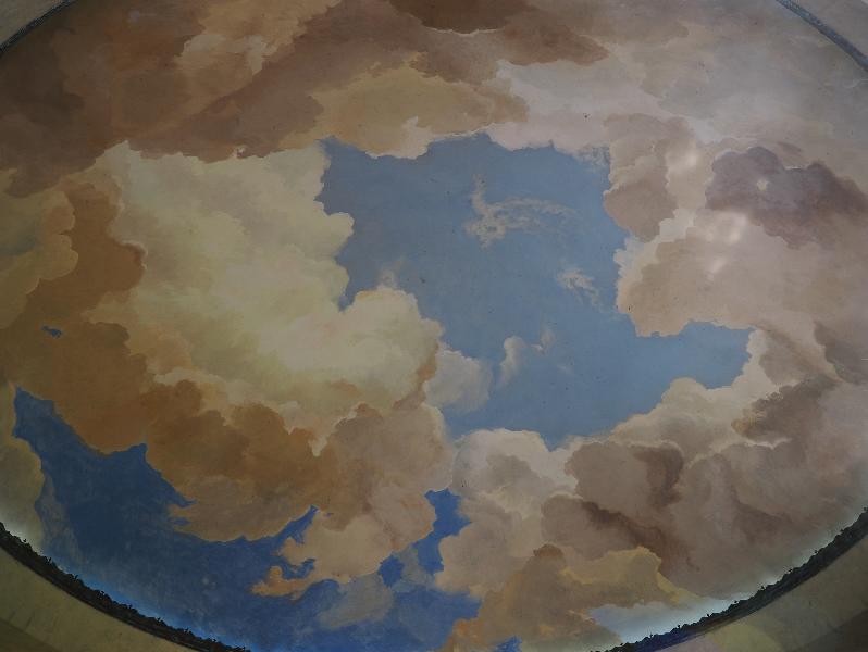 Verbania, Italy: Giardini Botanici di Villa Taranto, chapel: ceiling