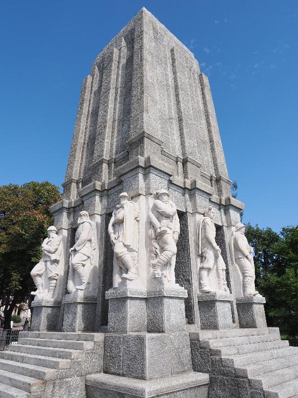Pallanza, Italy: Mausoleo (Count Luigi) Cadorna: view (1932, designer Marcello Piacentini)