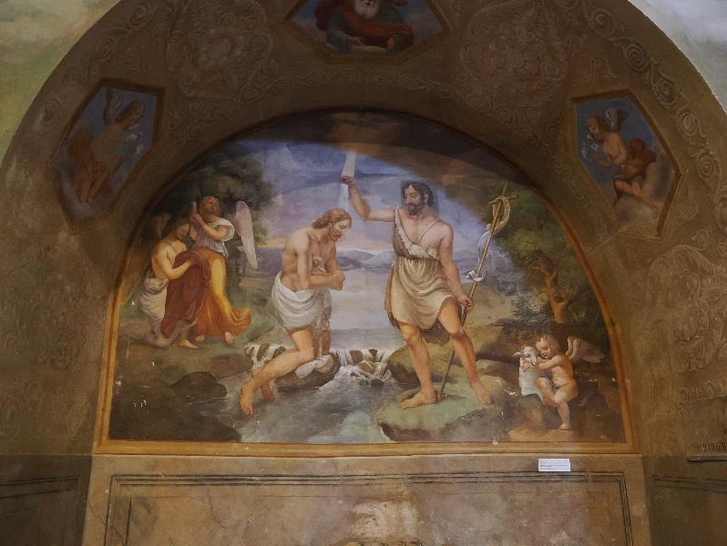 Como, Italy: Basilica di San Fedele: Baptism of Christ