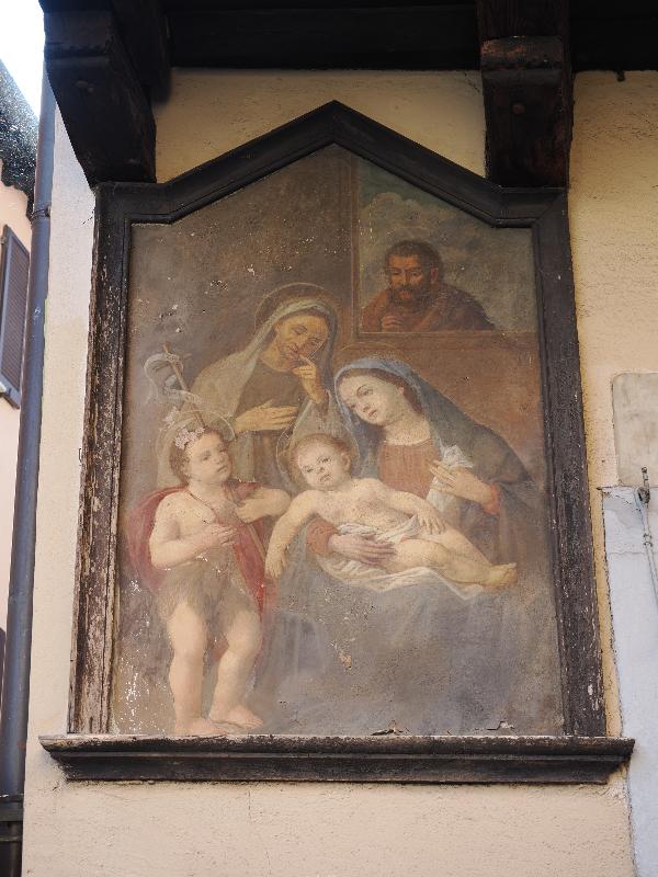 Como, Italy: Via Natta: Madonna and Child