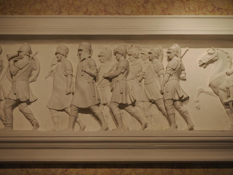 Tremezzina, Italy: Villa Carlotta, Marble Hall: soldiers (Triumphal Entry of Alexander the Great into Babylon, between 1818 and 1828, Bertel Thorvaldsen)